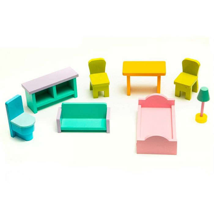 Ляльковий будиночок з аксесурами EcoToys F0404