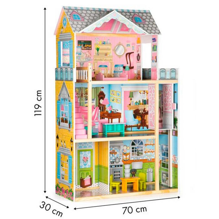 Ляльковий будиночок з аксесурами EcoToys F0404