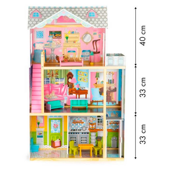 Ляльковий будиночок з аксесурами EcoToys F0404