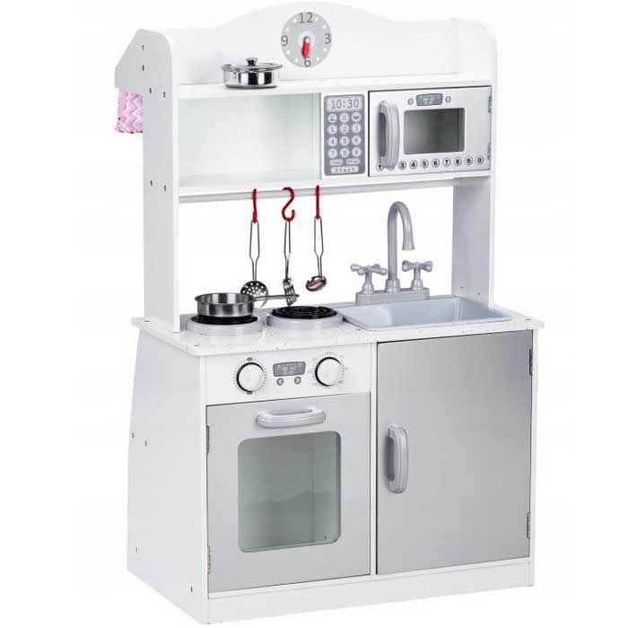 Деревянная кухня-прилавок с аксессуарами EcoToys PLK530