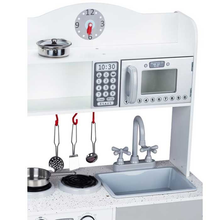 Деревянная кухня-прилавок с аксессуарами EcoToys PLK530