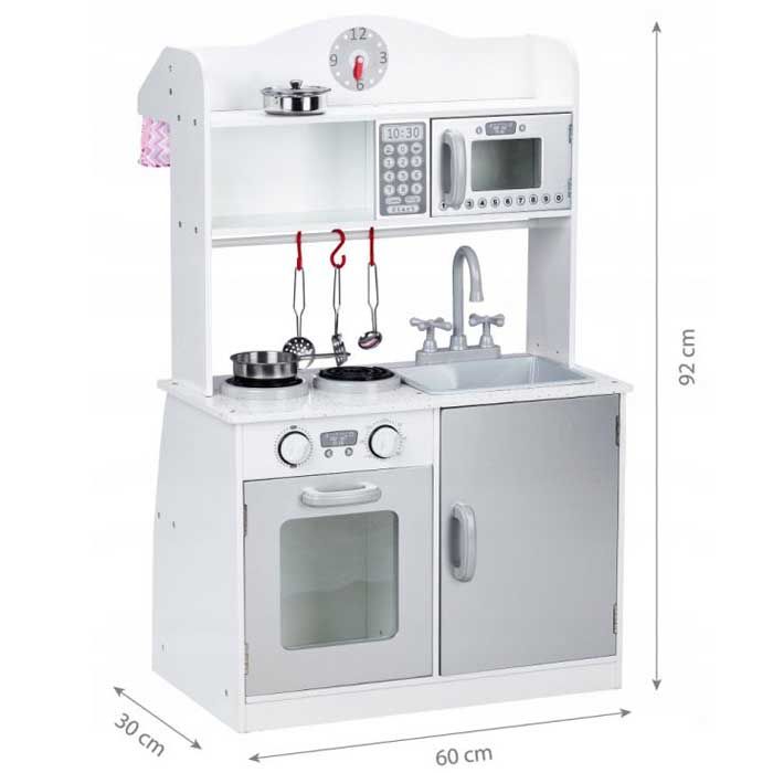 Деревянная кухня-прилавок с аксессуарами EcoToys PLK530