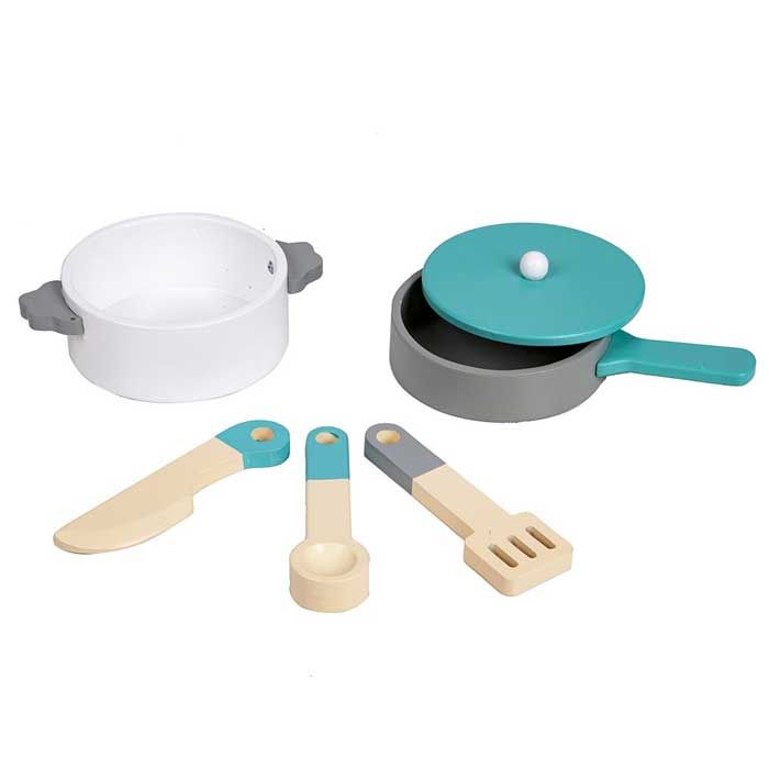 Деревянная кухня с аксессуарами EcoToys TL18061