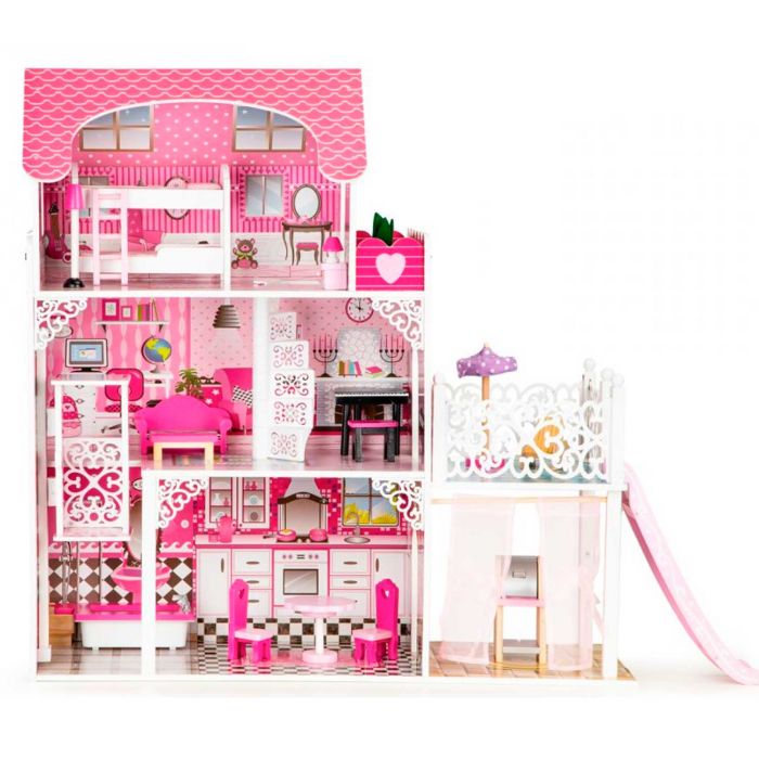 Ляльковий будиночок EcoToys TL49059 з гіркою