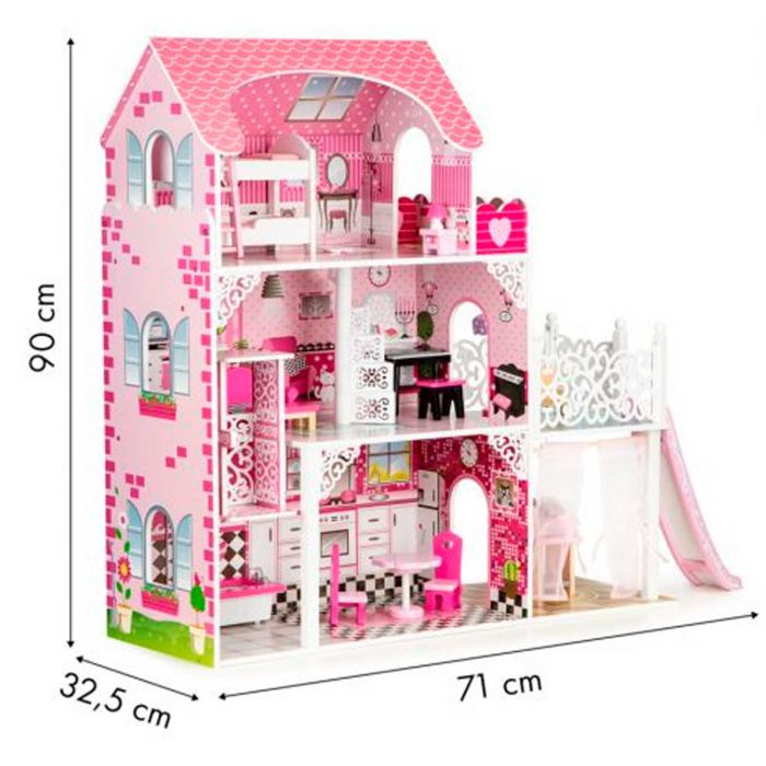 Ляльковий будиночок EcoToys TL49059 з гіркою