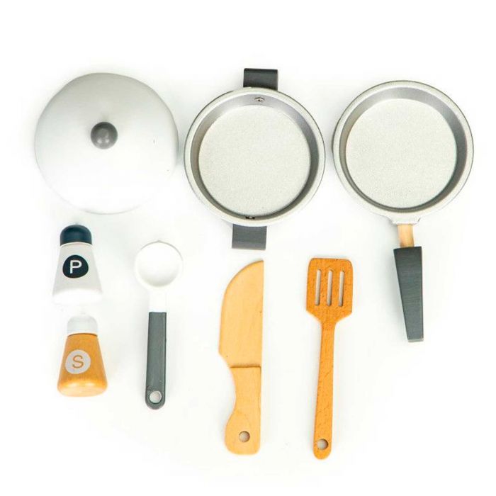 Детская деревянная кухня с аксессуарами EcoToys TL80021