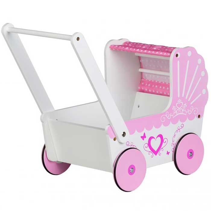 Дерев'яна коляска для ляльок EcoToys TT003