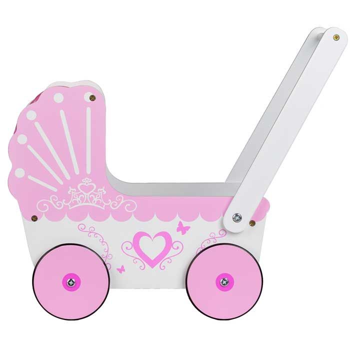 Дерев'яна коляска для ляльок EcoToys TT003
