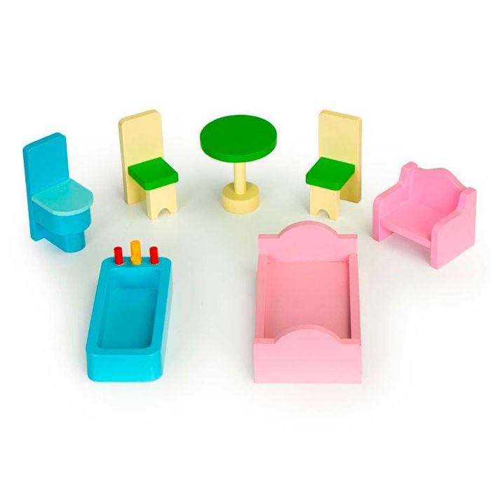 Кукольный домик Мятная резиденция EcoToys W08123
