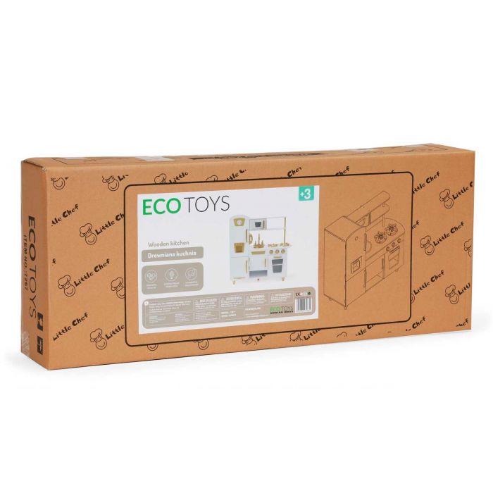 Деревянная кухня для детей EcoToys 7267