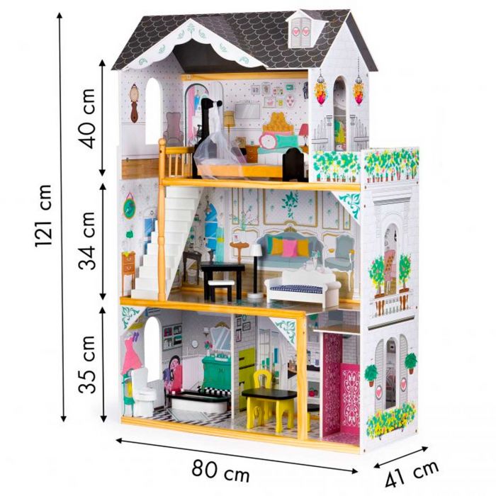 Кукольный домик EcoToys W06A400