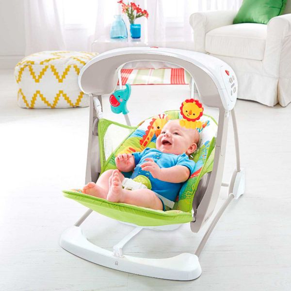 Детская качелька Fisher–Price CCN92 Тропические друзья Детская качелька Fisher–Price CCN92 Тропические друзья