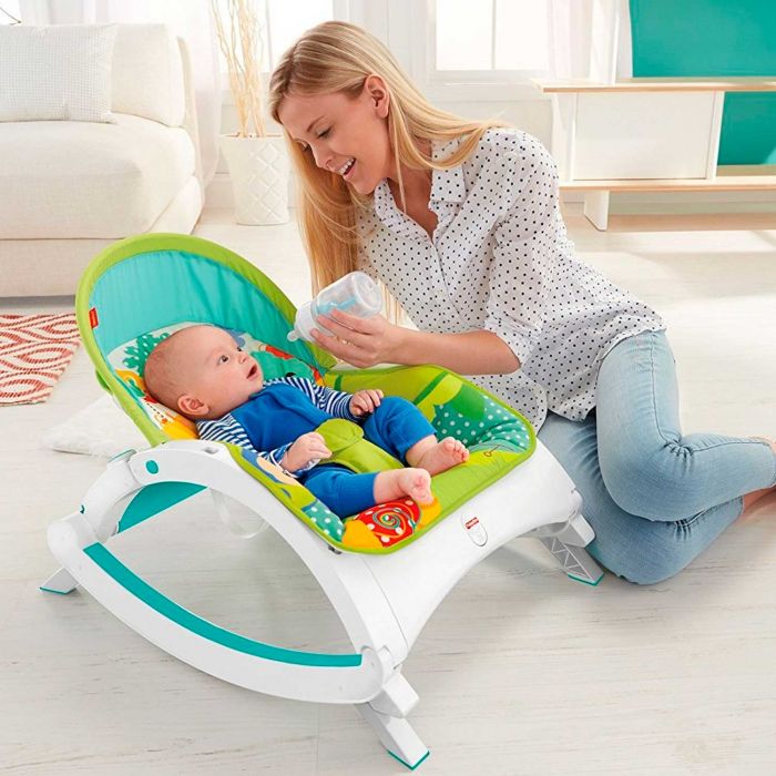Шезлонг-гойдалка Fisher Price CMR10 Зростаємо разом