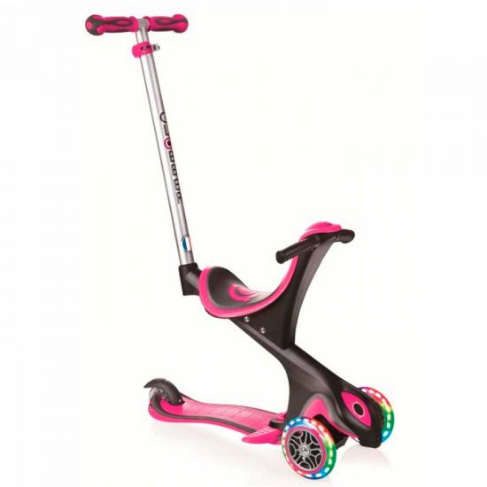 Самокат-трансформер 3 в 1 Globber Go Up Comfort Lights