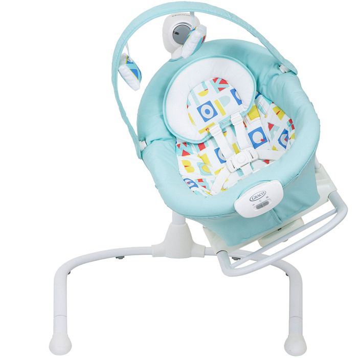 Дитяча гойдалка 2 в 1 Graco Duet Sway Swing with Portable Rocker