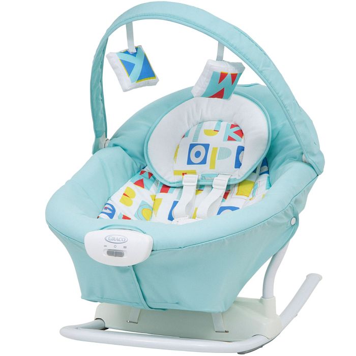 Дитяча гойдалка 2 в 1 Graco Duet Sway Swing with Portable Rocker