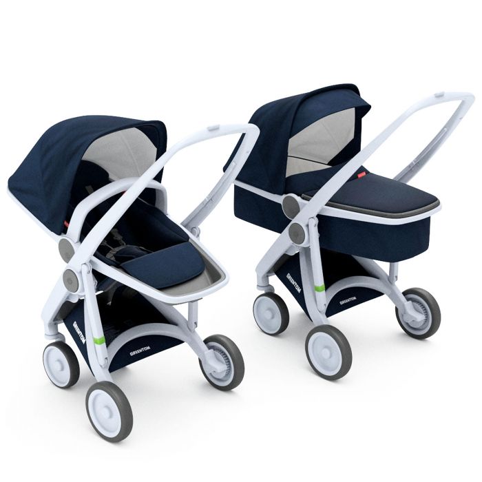 Універсальна коляска Greentom Upp 2 в 1 шасі Grey