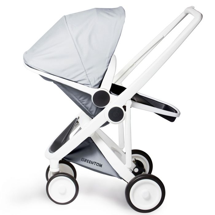 Прогулянкова коляска Greentom Upp Reversible шасі White