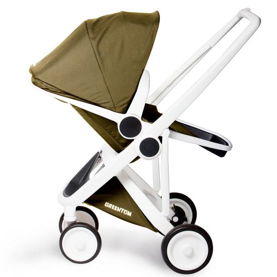 Прогулочная коляска Greentom Upp Reversible шасси White