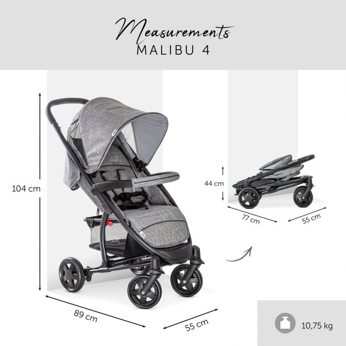 Универсальная коляска Hauck Malibu 4 Trio Set