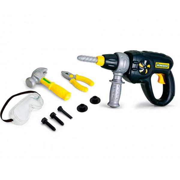 Игрушечный набор инструментов с дрелью Keenway K12762