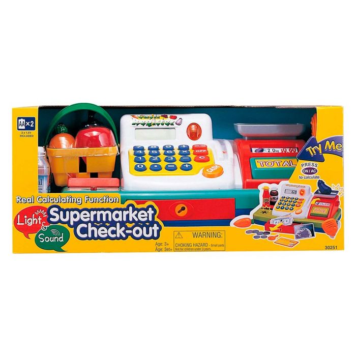 Игрушечный кассовый аппарат с весами и электронным калькулятором Keenway K30251