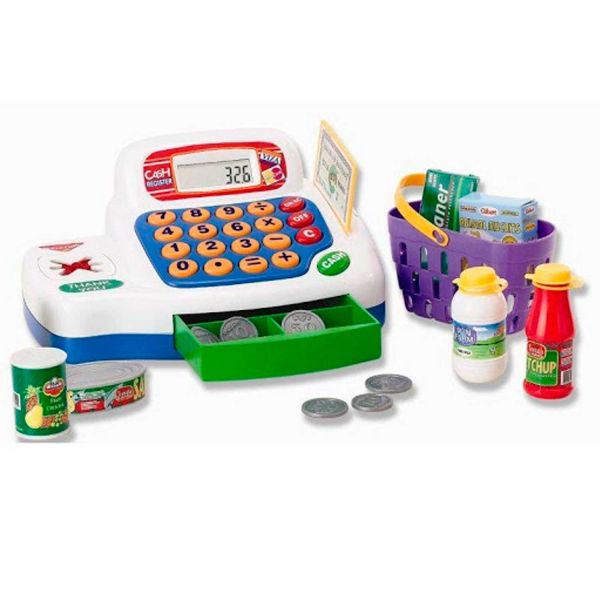 Кассовый аппарат с калькулятором и звуком Keenway К30261