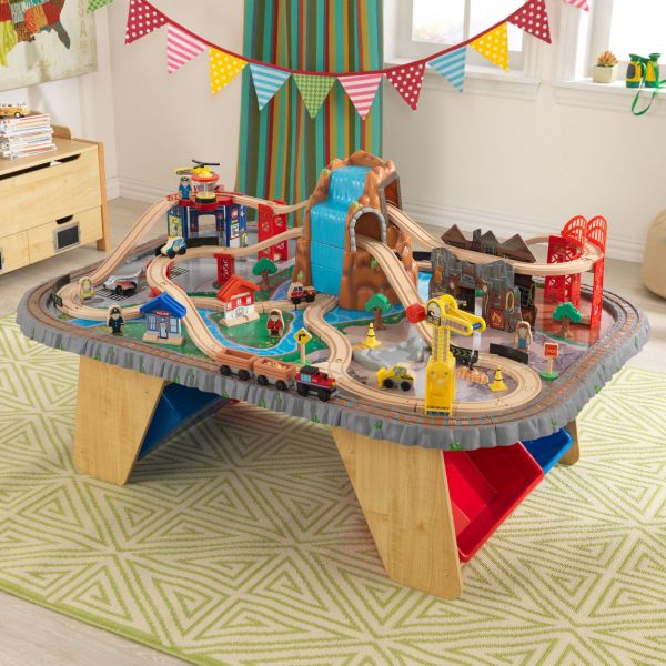 Игровой стол KidKraft 17498 Waterfall Junction Train Set & Table