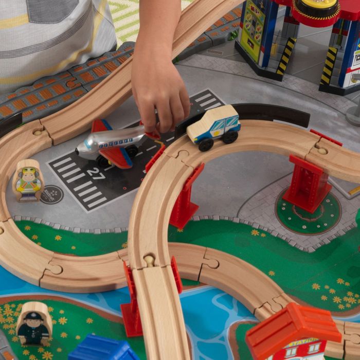 Игровой стол KidKraft 17498 Waterfall Junction Train Set & Table