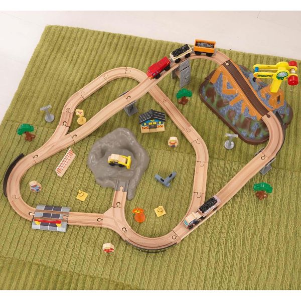 Деревянная железная дорога KidKraft 17805 Bucket Top Construction