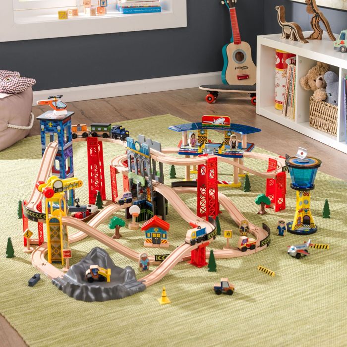 Деревянная железная дорога KidKraft 17809 Super Highway