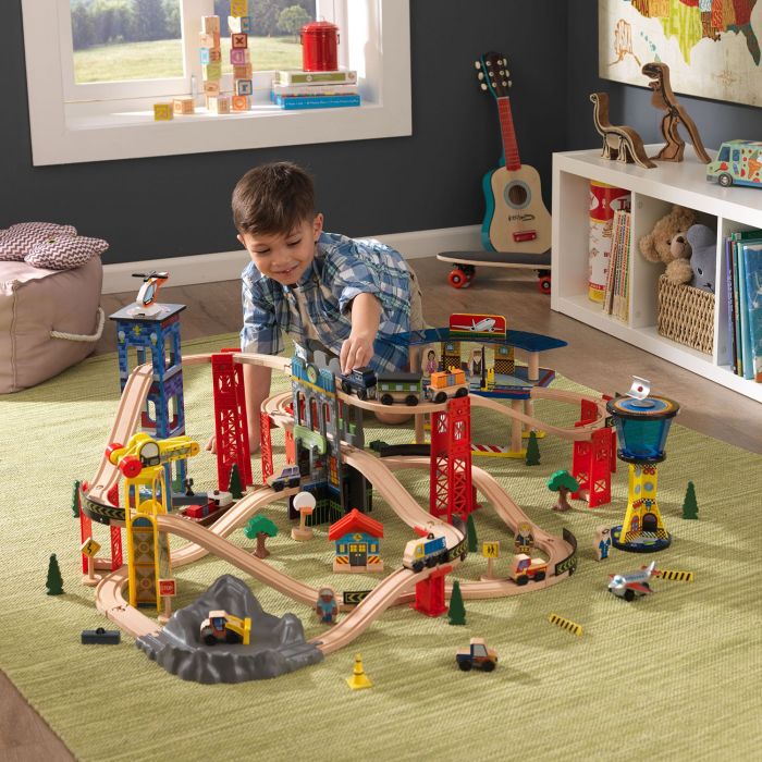 Деревянная железная дорога KidKraft 17809 Super Highway