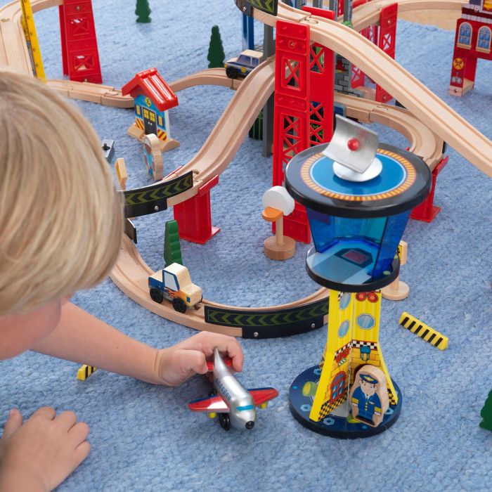 Деревянная железная дорога KidKraft 17809 Super Highway