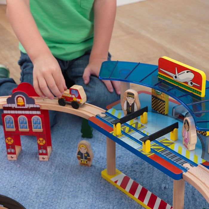Деревянная железная дорога KidKraft 17809 Super Highway