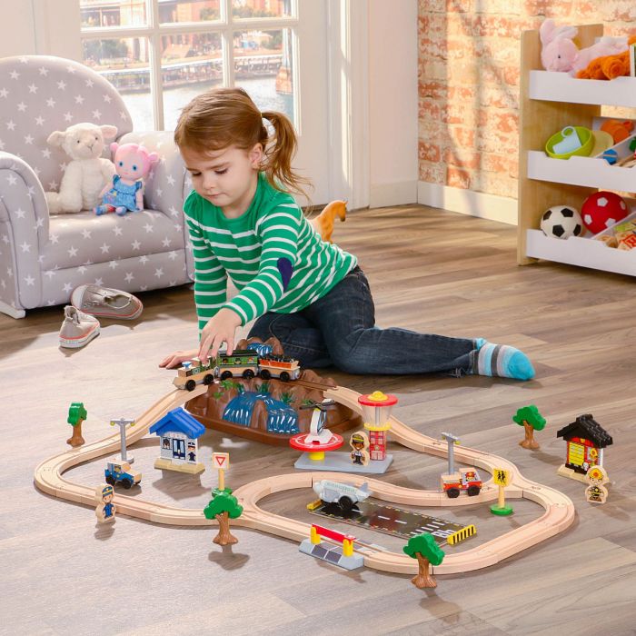 Дерев'яна залізниця KidKraft 17826 Bucket Top Mountain