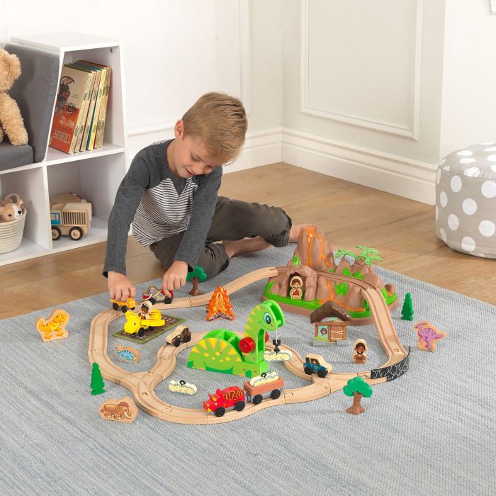 Дерев'яна залізниця KidKraft 18016 Dinosaur