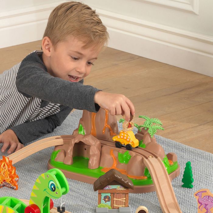 Дерев'яна залізниця KidKraft 18016 Dinosaur