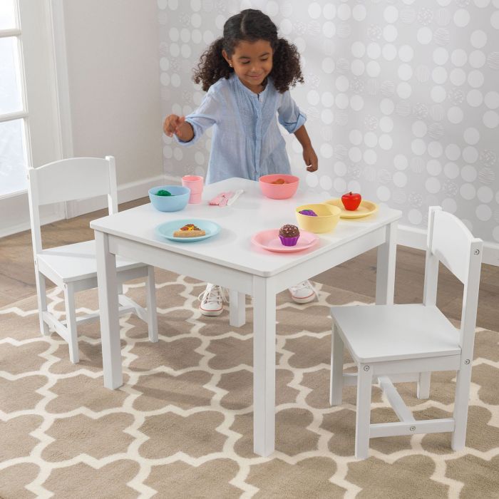 Столик і 2 стільчика KidKraft 21201 Aspen White