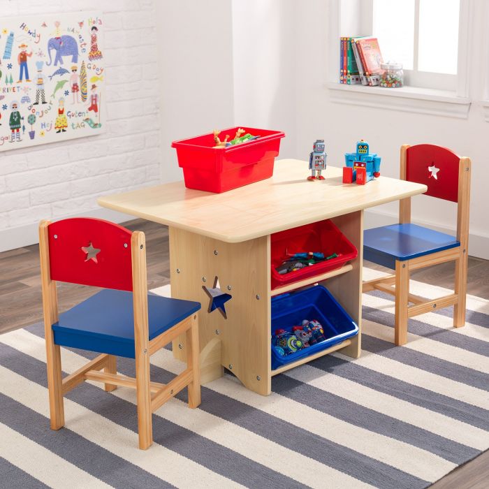 Столик з ящиками та 2 стільчики KidKraft 26912 Star
