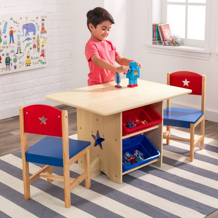 Столик з ящиками та 2 стільчики KidKraft 26912 Star