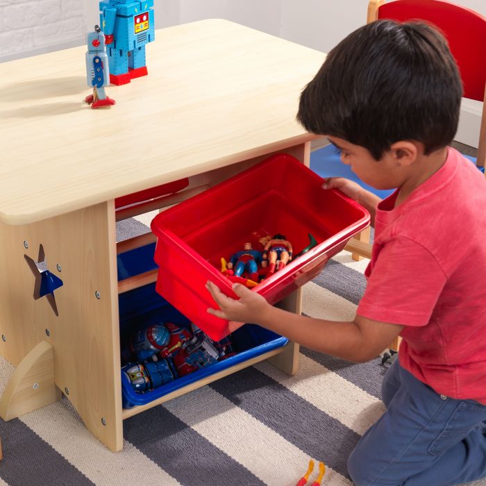 Столик з ящиками та 2 стільчики KidKraft 26912 Star