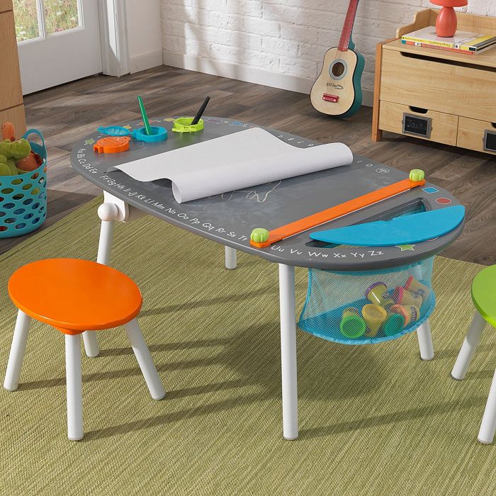 Столик для творчества с 2 стульчиками KidKraft 26956 Chalkboard Art Table