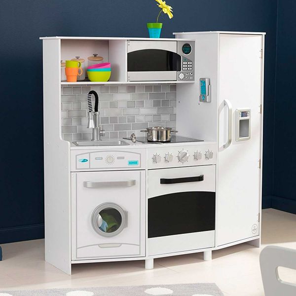 Интерактивная кухня KidKraft 53369 Large Play Kitchen With Lights And Sounds Интерактивная кухня KidKraft 53369 Large Play Kitchen With Lights And Sounds