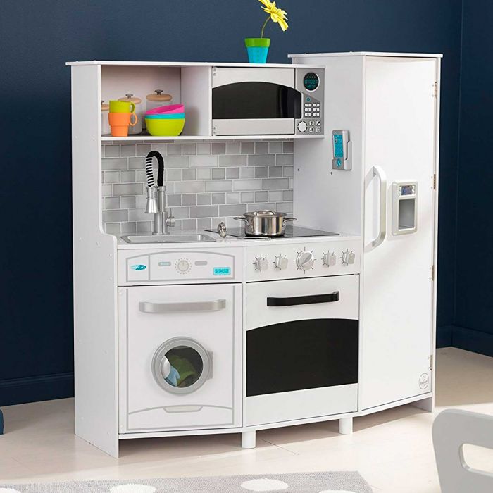 Интерактивная кухня KidKraft 53369 Large Play Kitchen With Lights And Sounds