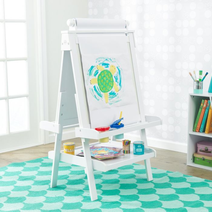 Двусторонний мольберт KidKraft 62040 Deluxe Wooden Easel White