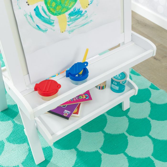 Двусторонний мольберт KidKraft 62040 Deluxe Wooden Easel White