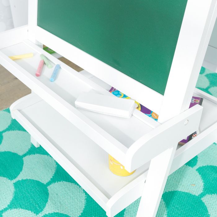 Двусторонний мольберт KidKraft 62040 Deluxe Wooden Easel White