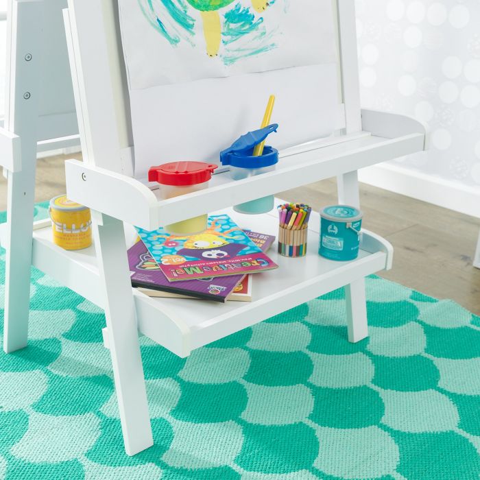 Двусторонний мольберт KidKraft 62040 Deluxe Wooden Easel White