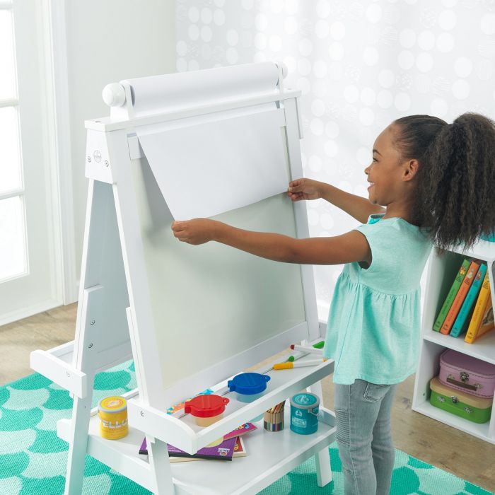 Двусторонний мольберт KidKraft 62040 Deluxe Wooden Easel White