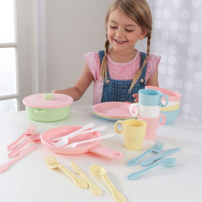 Набір посуду KidKraft 63027 Pastel